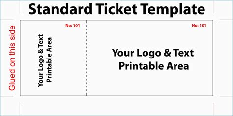 6 Excel Raffle Ticket Template Excel Templates