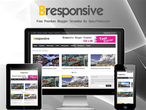 6 Free Tested Responsive Blogger Templates