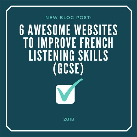 6 French Listening GCSE Websites To Improve Skills