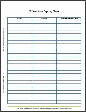 6 How to Use Sign Up Sheet Template SampleTemplatess SampleTemplatess