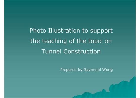 6 Important Matters of Tunnel Construction - Civil … - raincitystudios.com