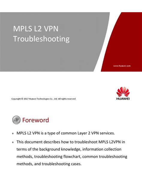 6 MPLS L2 VPN Troubleshooting
