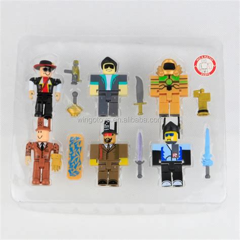 6 Models Roblox Figure Toy Building Blocks Figure 7cm Roblox Games