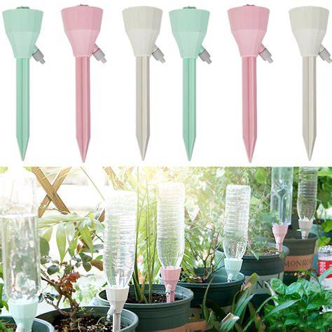 6 PCS Self Watering Spikes for Indoor/Outdoor Plants, Automatic Planter ... - raincitystudios.com
