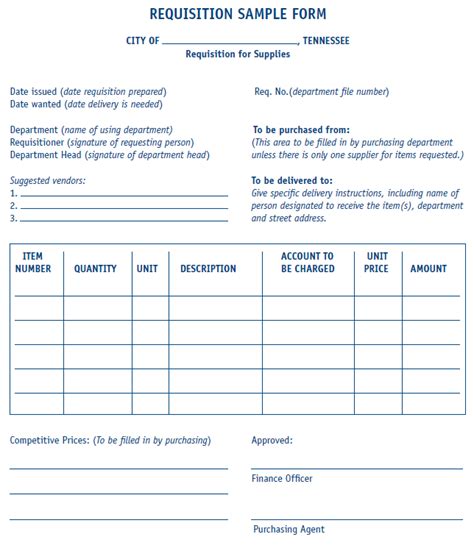 6 Requisition Form Templates formats, Examples in Word Excel