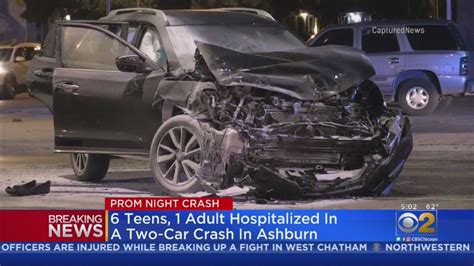 6 Teens, 1 Adult Hospitalized After Prom Night Crash