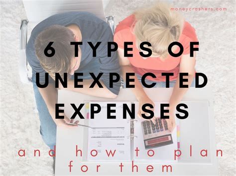 6 Types of Unexpected Expenses and How to Plan for Them