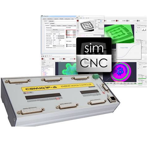 6 axis cnc controller. .  The controller board runs with dedicated simCNC softwa...