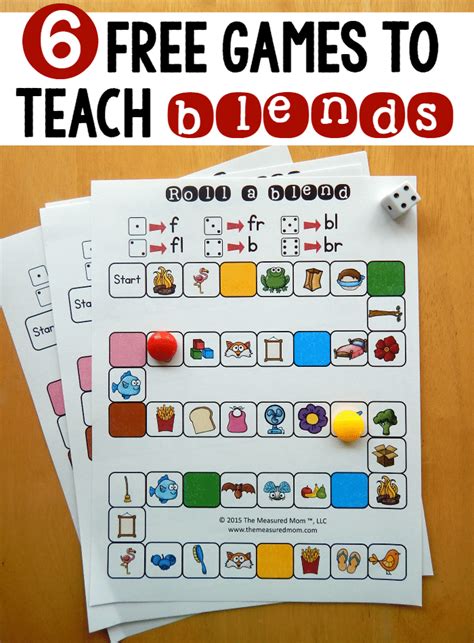 6 Beginning Blends Games The Measured Mom Blends Activities For First Grade - Blends Activities For First Grade