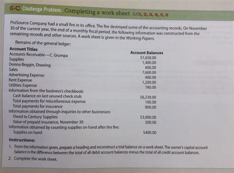 6 C Challenge Problem Accounting Answers