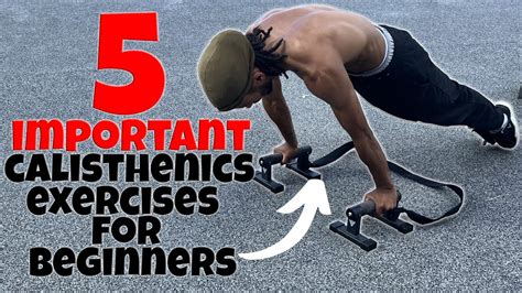 6 calisthenics exercises for beginners