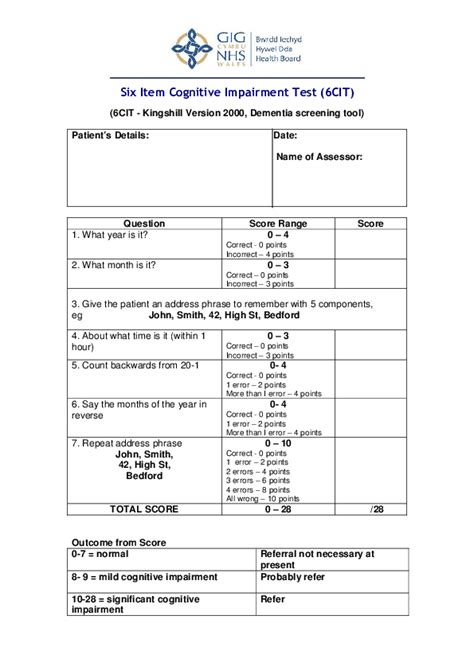 6 Cit Test