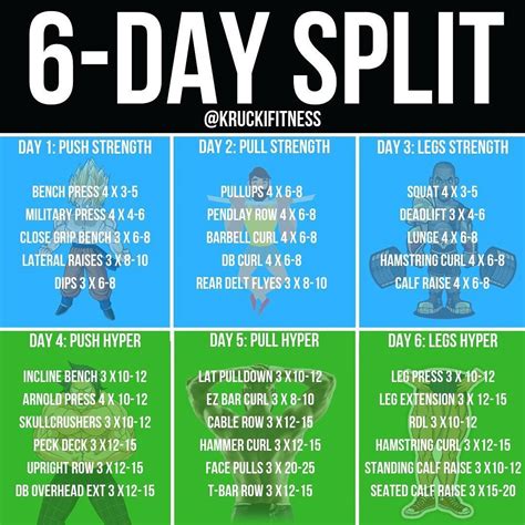 6 Day Ppl Split