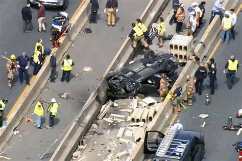 6 dead after car drives into construction zone on Maryland interstate