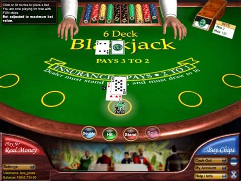 6 deck blackjack game llek france