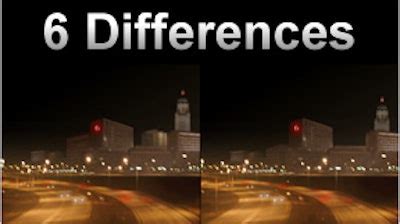 6 Differences Online Game Walkthrough