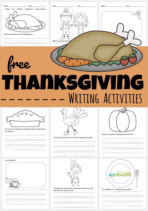6 Engaging Thanksgiving Writing Activities For Kids Thanksgiving Writing Activities Middle School - Thanksgiving Writing Activities Middle School