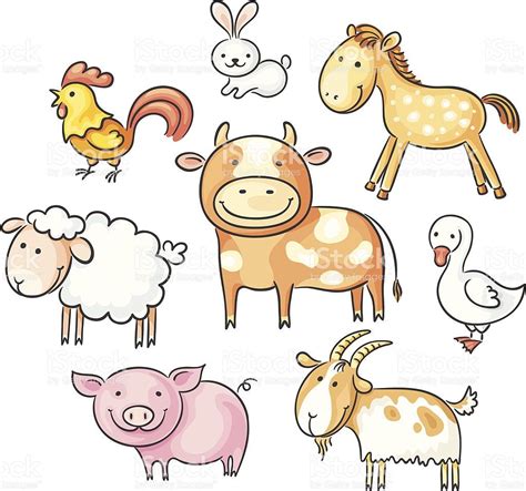 6 Farm Animals Cute Drawing Amp First Grade Worksheet Drawing Animals - First Grade Worksheet Drawing Animals