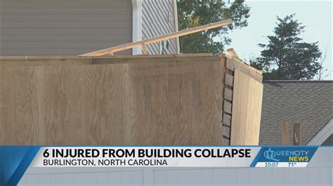 6 firefighters hurt after North Carolina building collapse