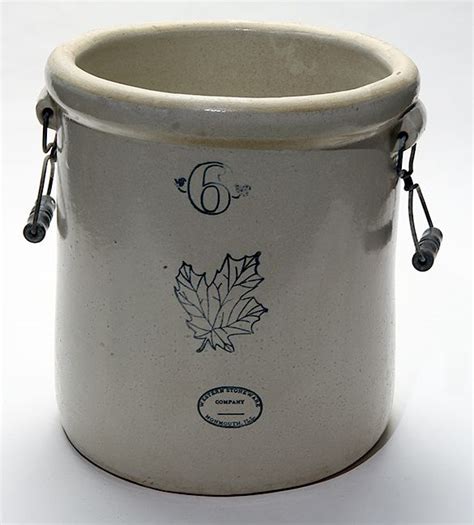 Antique 10 Gallon Western Stoneware Ceramic Crock, Maple Leaf, with Bales (167) $ 449.00. FREE shipping Add to Favorites Vintage #8 Louisville Pottery Company Indian Head Crock Circa 1900 - 1938 ... Vintage Western Stoneware 1 Gallon Beige & Brown Whisky Jug 10" x 7" Stoneware Collectible (5.6k) $ 48.00. Add to Favorites .... 
