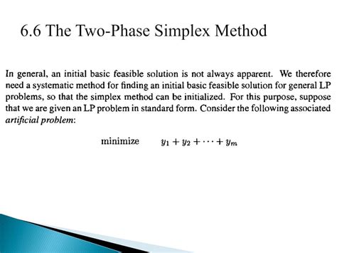 6 Lp Simplex Two Phase Method