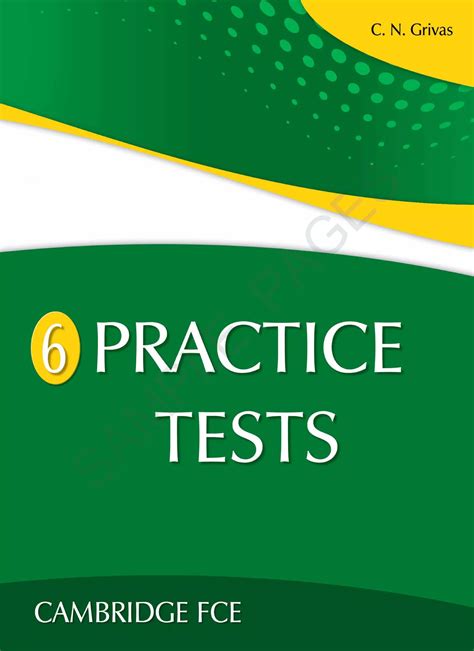 6 Practice Tests Fce St Multiple Choice Syntax