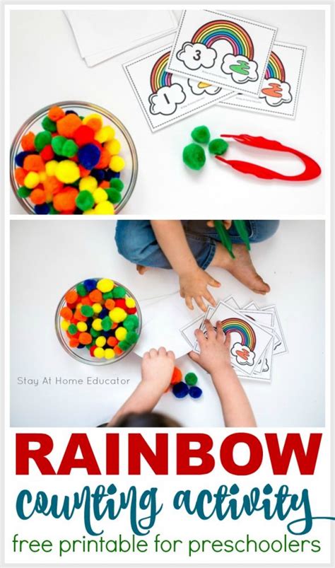 6 Rainbow Math Activities For Preschoolers Stay At Kindergarten Math Activities For Preschoolers - Kindergarten Math Activities For Preschoolers