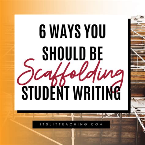 6 Ways You Should Be Scaffolding Student Writing Writing Scaffolds For Ells - Writing Scaffolds For Ells