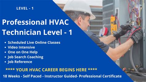 6 week hvac training online. This HVAC training online course will prepare you for an entry-level career in the HVAC/R industry by providing hands-on guidance for service, repair, and solutions. You will learn … 