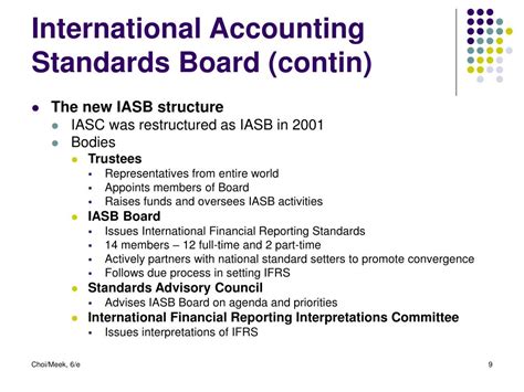 6-1 Presentation: International Accounting Standards