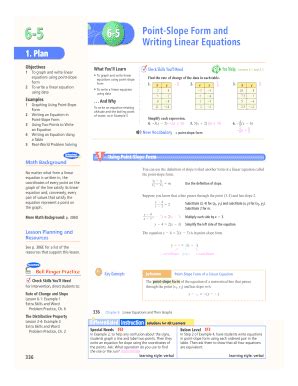 Full Download 6 5 Point Slope Form And Writing Linear Equations 