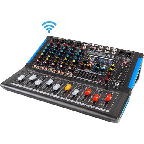 6-Ch Bluetooth Pro DJ Audio Mixer Console – Pyle USA