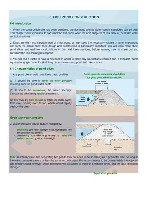 6. FISH POND CONSTRUCTION - Food and … - raincitystudios.com
