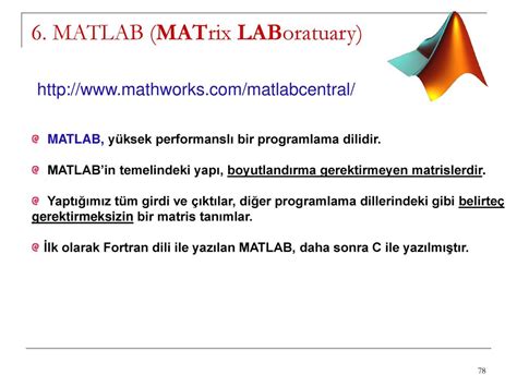 6. MATLAB (MATrix LABoratuary).