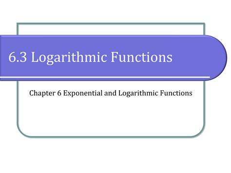 6.3: Logarithmic Functions - Mathematics LibreTexts - wintechmobiles.com