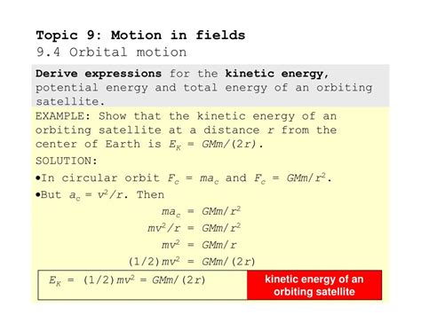 6.4: Orbital Motion - Physics LibreTexts - wintechmobiles.com