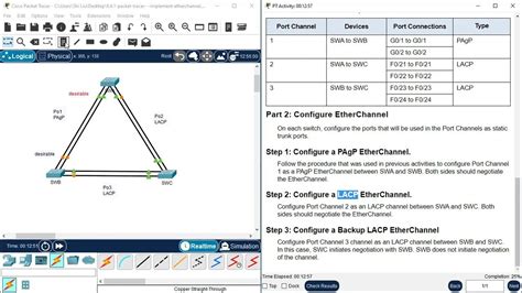 6.4.1 Packet Tracer - Implement Etherchannel - CSDN