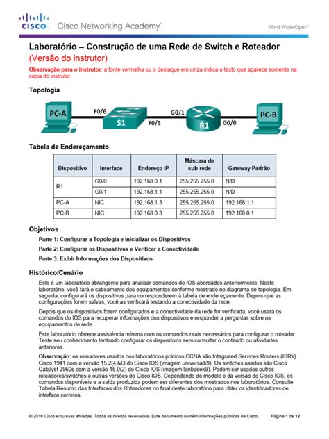 6.4.3.5 Lab Building A Switch and Router Network ILM PDF