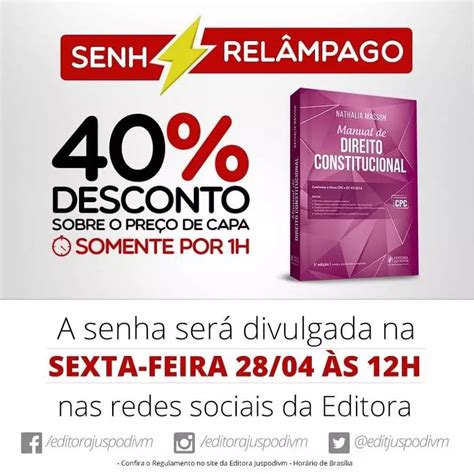 60% Cupom de Desconto Editora Juspodivm Abril 2024