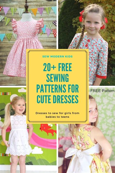 60+ free girls dress sewing patterns - Sew Modern …