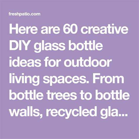 60 Creative DIY Glass Bottle Ideas for Your … - raincitystudios.com