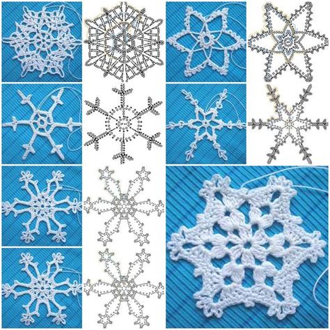 60 Crocheted Snowflakes