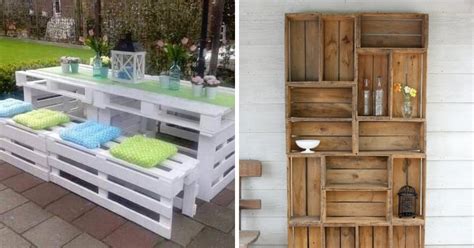 60 Gorgeous DIY projects to make from an old crate pallet