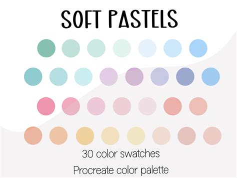 60 Soft Color Palettes - muktibox.com