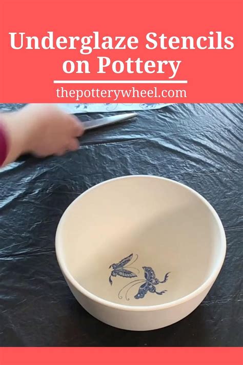 60 Stencils ideas | how to stencil on pottery, stencil glaze pottery ... - muktibox.com