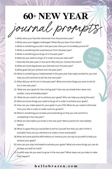 60 Best New Year Journal Prompts For 2024 New Years Writing Prompts - New Years Writing Prompts