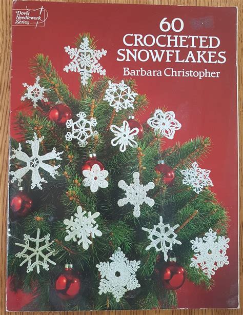 60 crocheted snowflakes dover needlework dover nee