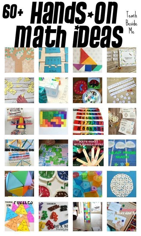 60 Elementary Hands On Math Teaching Ideas Teach Math Activities For School Agers - Math Activities For School Agers