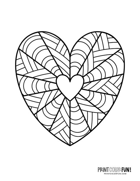 60 Heart Coloring Pages Free Pdf Printables Heart Coloring Worksheet - Heart Coloring Worksheet