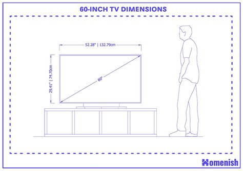 60 Lcd Tv Dimensions